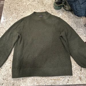 Patagonia green knit sweater
